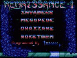 Title screen of Renaissance on the Commodore Amiga.
